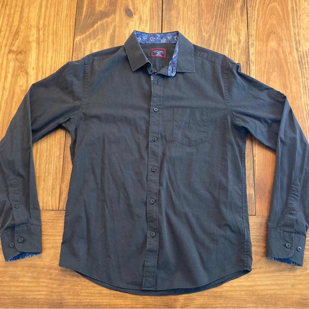 UNTUCKIT Floral Long Sleeve Button Up Shirt